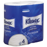 Туалетная бумага Kimberly-Clark Extra Comfort 4 слоя, 4 рулона, 19 м, белая, 8484