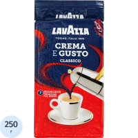 Кофе молотый Lavazza Crema e Gusto 250г, пачка