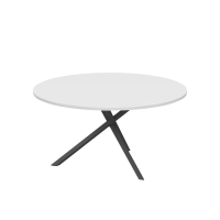 Конференц-стол Skyland Xten-S XRST 150, белый/антрацит, круглый