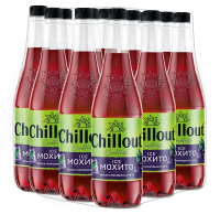 Напиток Chillout Ice Mojito Черная смородина и мята газированный, 900мл х 12 шт
