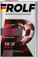 Масло моторное Rolf GT Sae 5W-30 Api SN/CF синтетическое, 4л