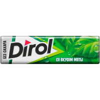Жевательная резинка Dirol Мята, 13.6г