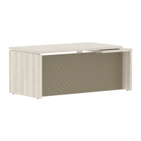 Стол руководителя TLCT 189(L) Сосна Эдмонт Z/Капучино 1800х900х750 TORR LUX