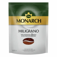 Кофе растворимый Jacobs Monarch Millicano, 120г
