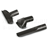 Комплект насадок для пылесосов 35 мм 3 шт. Karcher, 2.860-116
