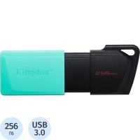USB флешка Kingston DataTraveler Exodia M 256 Гб, черный/зеленый, USB 3.2, DTXM/256GB