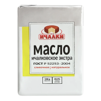 Масло сливочное Ичалки Ичалковское Экстра ГОСТ 80%, 180г