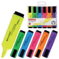 Набор текстовыделителей Brauberg Original Neon 6 цветов, 1-5 мм