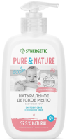 Мыло жидкое детское Synergetic Pure Nature Экстракт овса- алоэ вера, 250мл