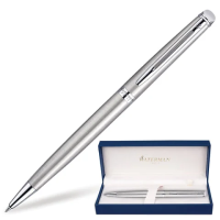 Шариковые ручки класса Люкс Waterman Hemisphere Stainless Steel CT 1мм, серебристый корпус, S0920470