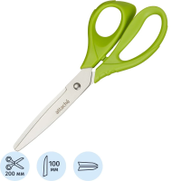 Ножницы Attache Lime 20см, салатовые, эргономичные ручки