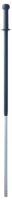 Ручка швабры Vikan эргономичная O29мм, 1375мм, алюминиевая, серый, 295218