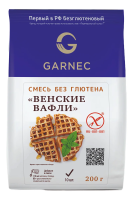 Смесь для выпечки Garnec Венские вафли без глютена, 200г