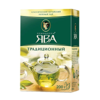 Чай Принцесса Ява Традиционный, зеленый, листовой, 200 г