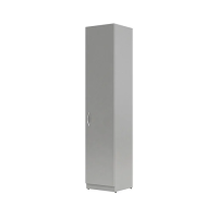 Шкаф-колонка высокий Skyland Simple SR-5U.1, правый, серый, 386х375х1815мм, с глухой дверью