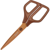 Ножницы Attache Selection 3D, 21см, коричнивые