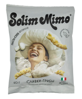 Паста-снек Solim Mimo Фузилли со сливками и грибами, 60г