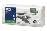 Протирочные салфетки Tellus (tork) W4 1 слой, 75шт, 38х32см, белые, 473179
