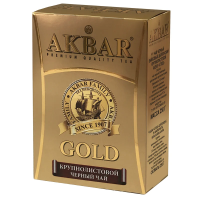 Чай Akbar Золотой, черный, 250г