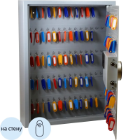 Шкаф для ключей Cobalt KEY-100 на 100 ключей, с брелоками, электронный замок