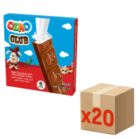 Шоколад Ozmo Club с молочной начинкой, 44г х 20 шт