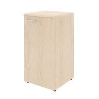 Шкаф-колонка низкий Skyland Wave WLC 42.1, правый, бук тиара, 432х432х814мм, с глухой малой дверью, с топом