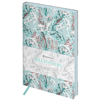 Ежедневник недатированный, А5, 136л., кожзам, Greenwich Line 'Belles Fleurs. Valerian', тон. блок, цветной срез