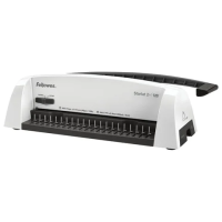 Переплетная машина Fellowes Starlet 2+ на 12 листов, переплет на 120 листов, пластиковая пружина