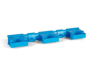 Гибкое настенное крепление Vikan 420мм, гигиеничное, синий, 10113