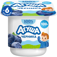 Творог детский Агуша Черника 3.9% с 6 месяцев, 100г