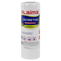 Салфетка рулонная Laima для дома и офиса, 25х30см, вискоза, 30шт/уп, в рулоне