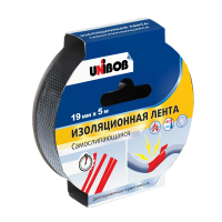 Лента клейкая Unibob электроизоляционная, 19мм x 5м