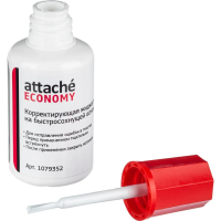 Корректирующая жидкость Attache Economy 22г на быстросохн. основе, кисточка