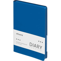 Ежедневник недатированный ATTACHE Soft touch А5,140х200мм,136л, синий