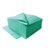 Салфетки бумажные Lime 33х33см,, 400шт, 1 слой, светло-зеленые, К610200