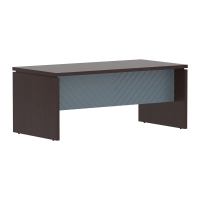 Стол руководителя TLST 189 Венге Магия Z/Серо-голубой 1800х900х750 TORR LUX