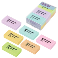 Ластик Brauberg PASTEL SOFT 45х25х10 мм, экологичный ПВХ, 271340