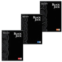 Тетрадь Brauberg Black Jack, А4, 96 листов, в клетку, на скрепке, мелованный картон/ лак