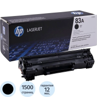 Картридж лазерный Hp CF283A, черный