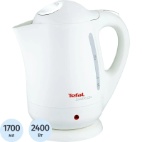 Чайник электрический Tefal Silver Ion BF925132 белый, 1.7 л, 2400 Вт