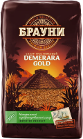 Сахар тростниковый Брауни Demerara Gold кристаллический, 900г