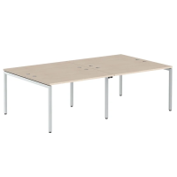 Стол на 4 рабочих места Skyland Xten-S XWST 2414, четырехместный, бук тиара, 2400х1400х750мм