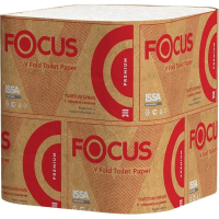 Туалетная бумага листовая Focus Premium 2 слоя, 250 листов, белая, 5083735