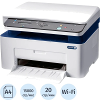 МФУ лазерное Xerox WorkCentre 3025BI, А4, 20 стр/мин, 128 Мб