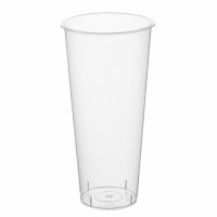 Стакан одноразовый пластиковый, прозрачный, сверхплотный, 650 мл, 'Bubble Cup', ВЗЛП, 1022ГП