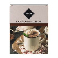 RIOBA какао-порошок натуральный, 100г