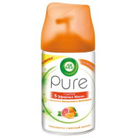 Сменный баллон для освежителя воздуха Air Wick Pure 5 эфирных масел с ароматом апельсина и грейпфрута, 250мл