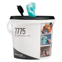 Протирочные салфетки Kimberly-Clark WypAll в ведре, 90шт, 27х27см, зеленые, 7775