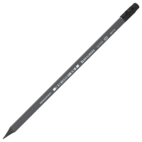 Карандаш чернографитный BRAUBERG 'ULTRA', 1 шт., HB, с ластиком, пластиковый, 181711