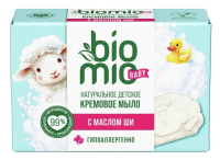 Мыло туалетное детское BioMio Baby На растительной основе Масло ши, 90г